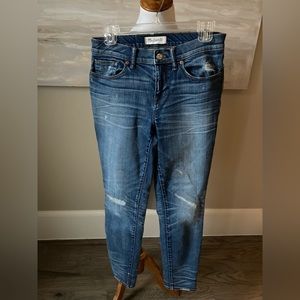 Madewell “skinny skinny” distressed jeans